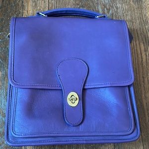 Purple Coach bag